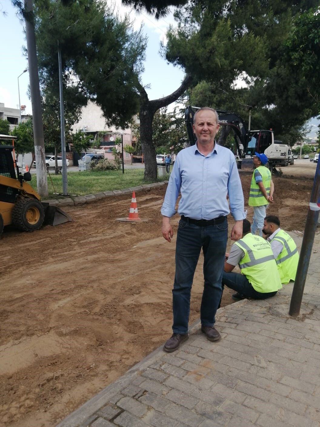 Tralleis’e komşu mezar kapatıldı: Yol çalışması yeniden başladı