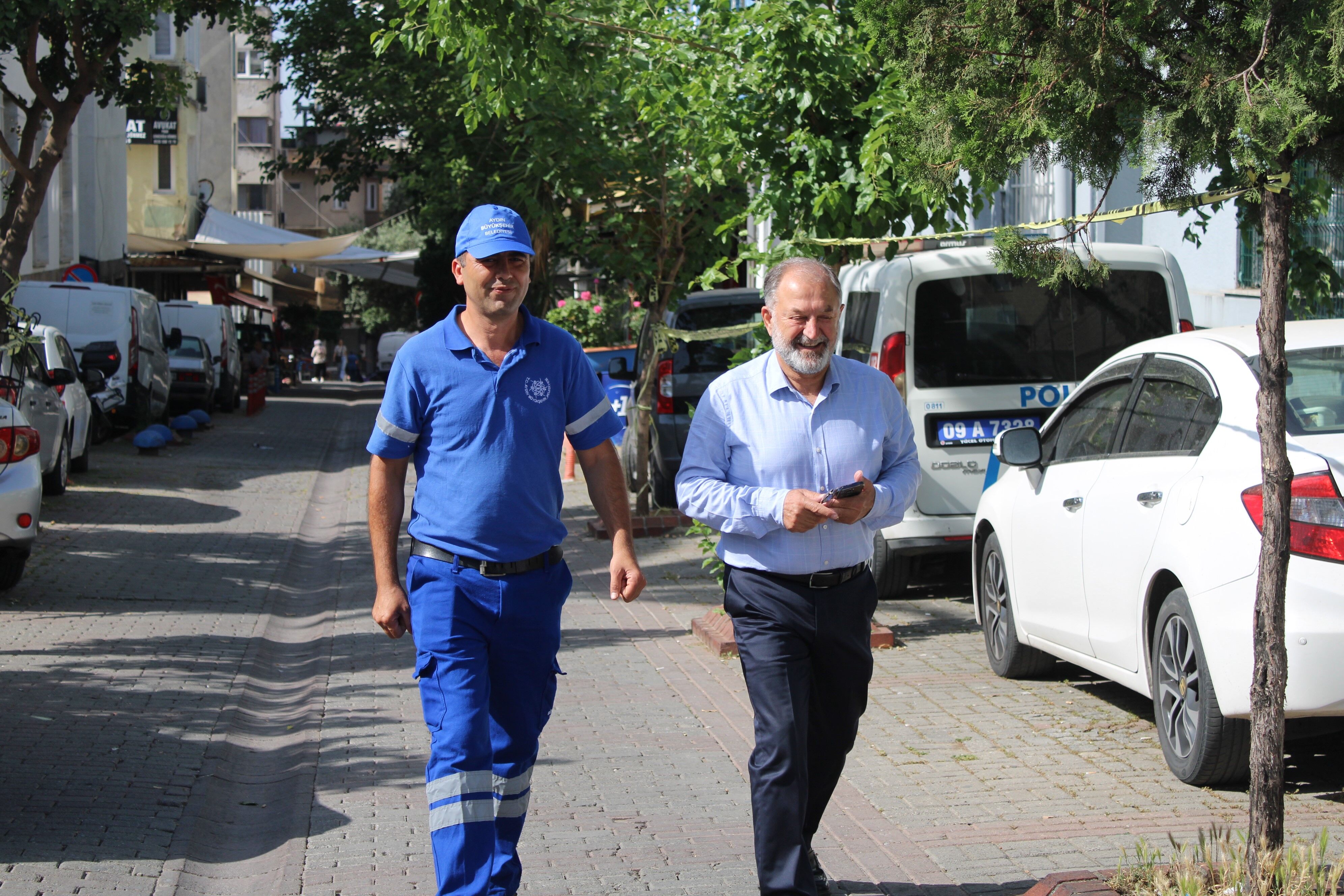 Aydınlı temizlik personelinden takdir toplayan davranış