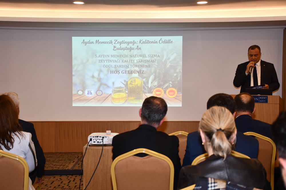 Aydın’ın tescilli zeytinyağının kalitesi ödüllendirildi