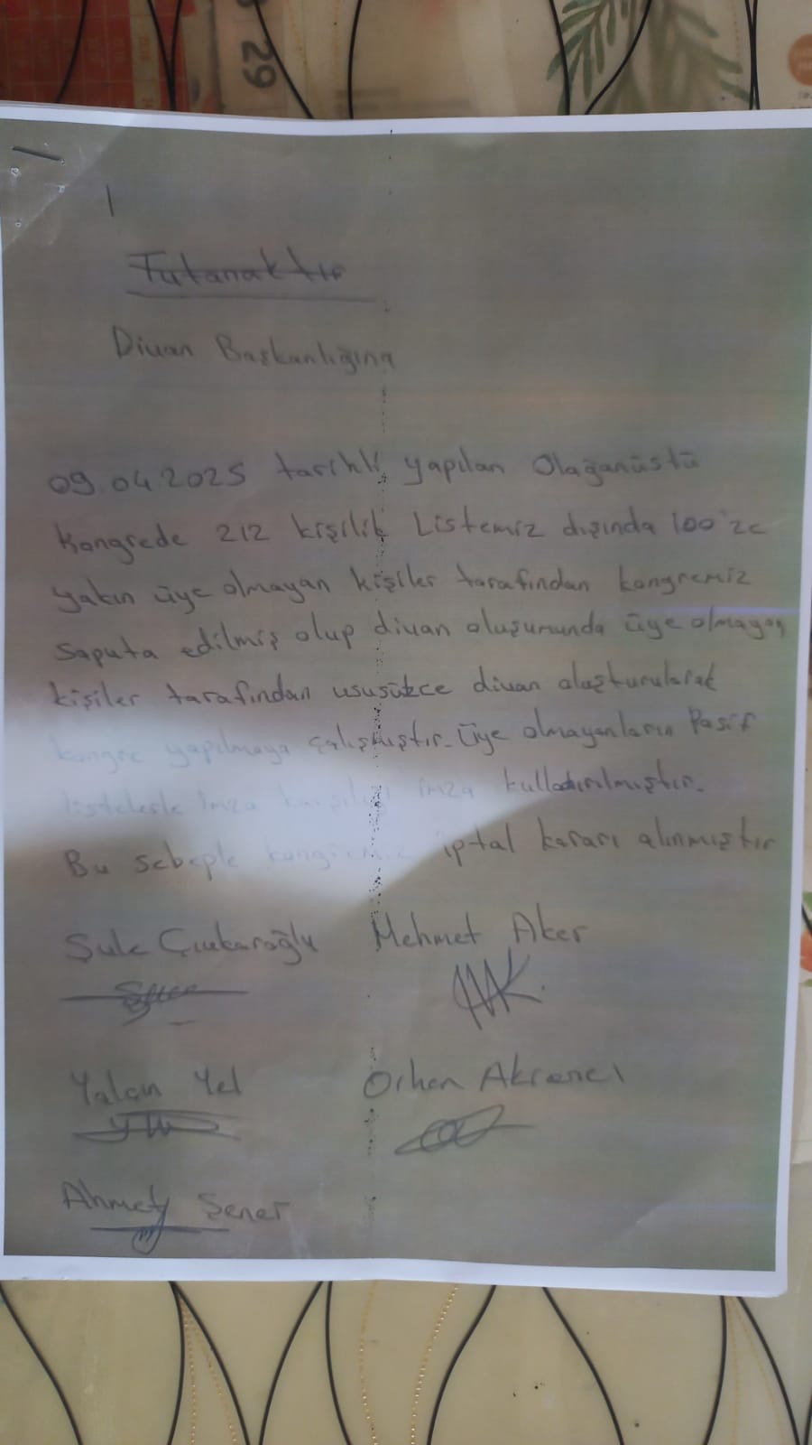 Aydınlı muhtardan savunma! Evrakları bu nedenle veremiyormuş