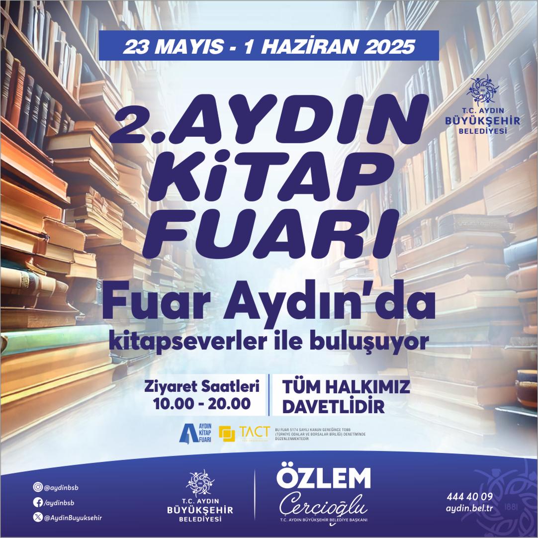 Baskan Cercioglundan Aydin Kitap Fuarina Davet 2 Aydin Kitap Fuari Fuar Aydinda Basliyor 566498 3A1Eab541F36D50A1Df9E4A7E5D9483F
