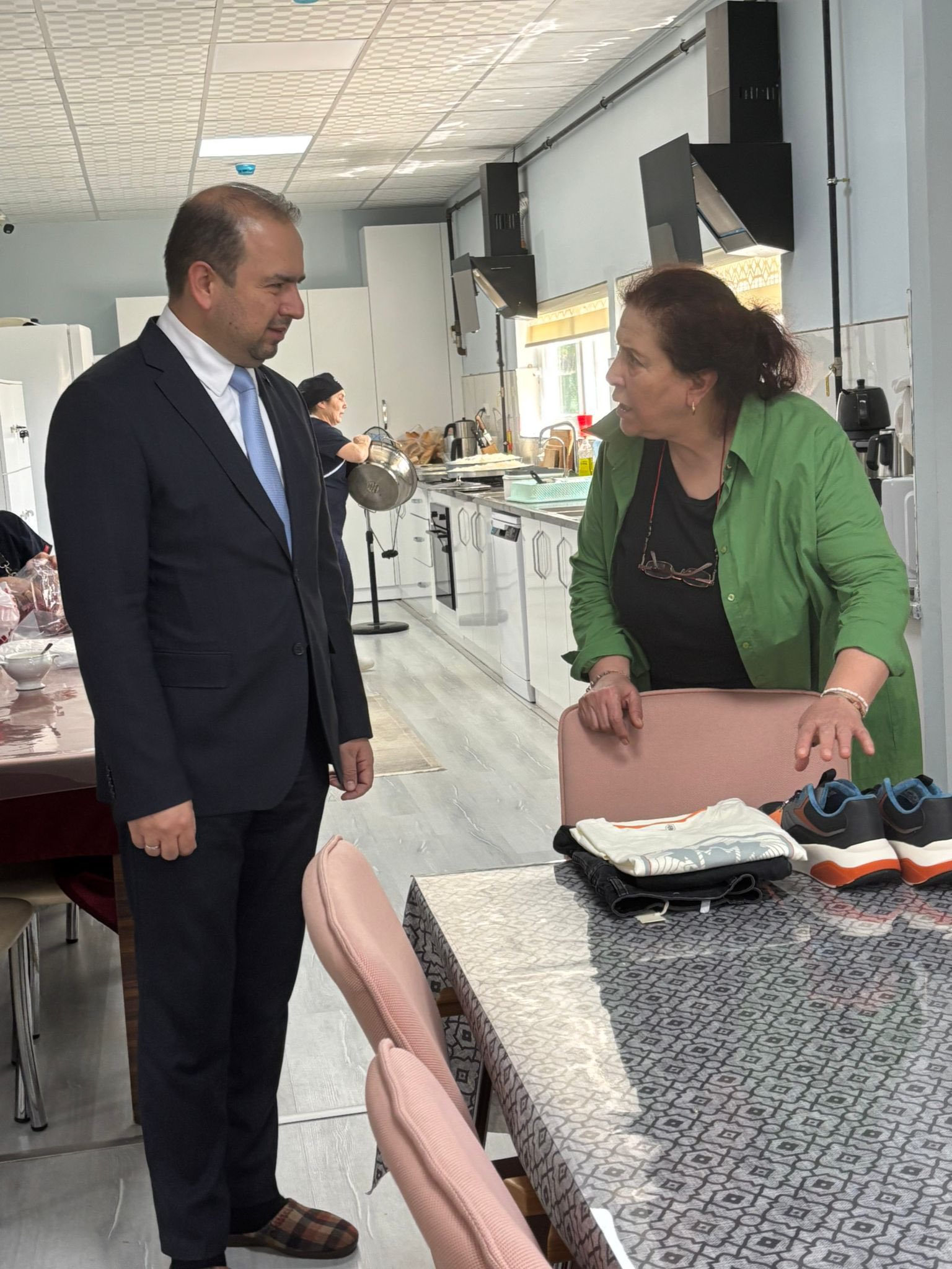 Müdür Şenkul’dan Aymelek’e ziyaret 