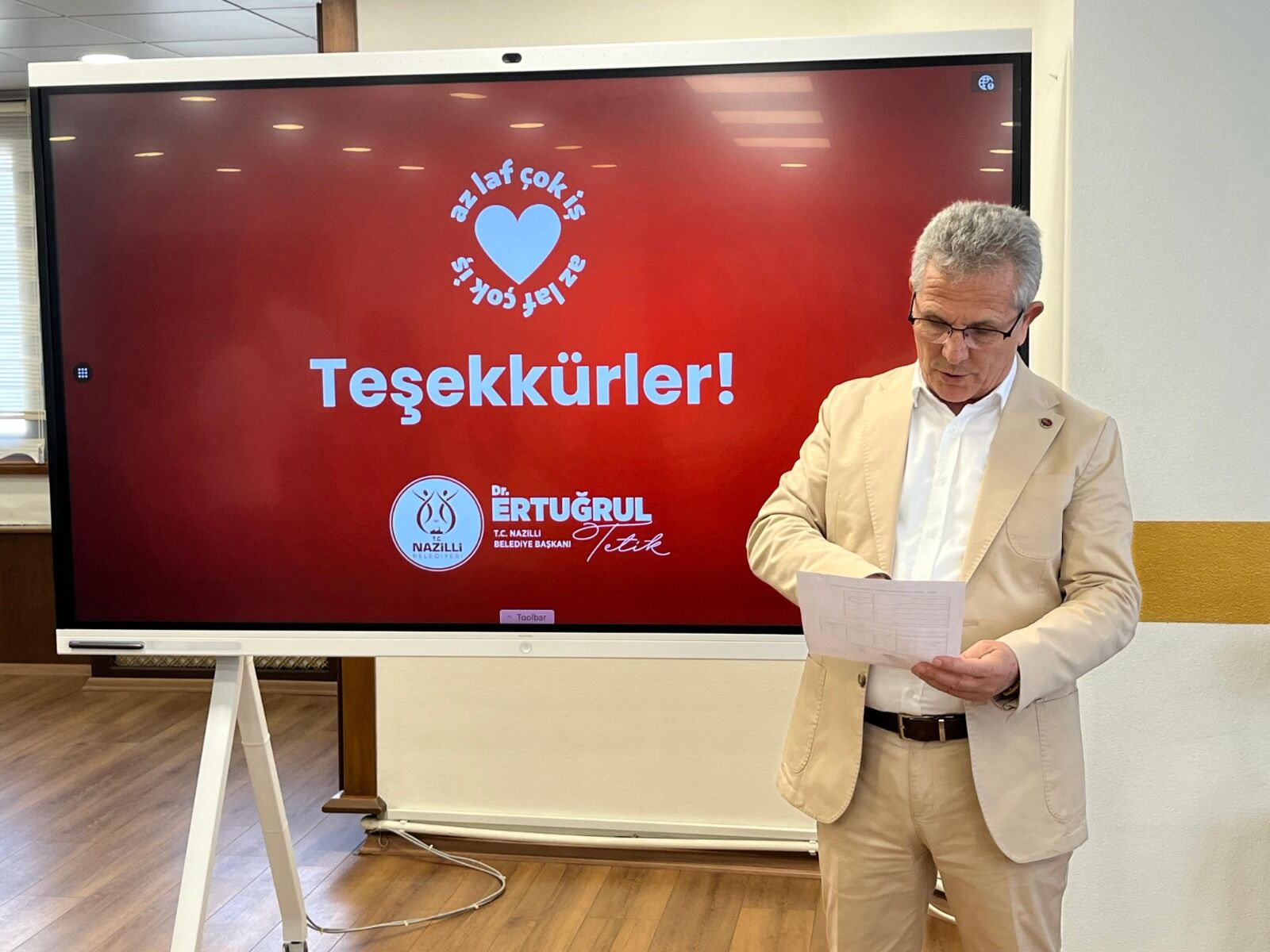 Başkan Tetik bir yılını değerlendirdi: İşte Nazilli’nin güncel borcu