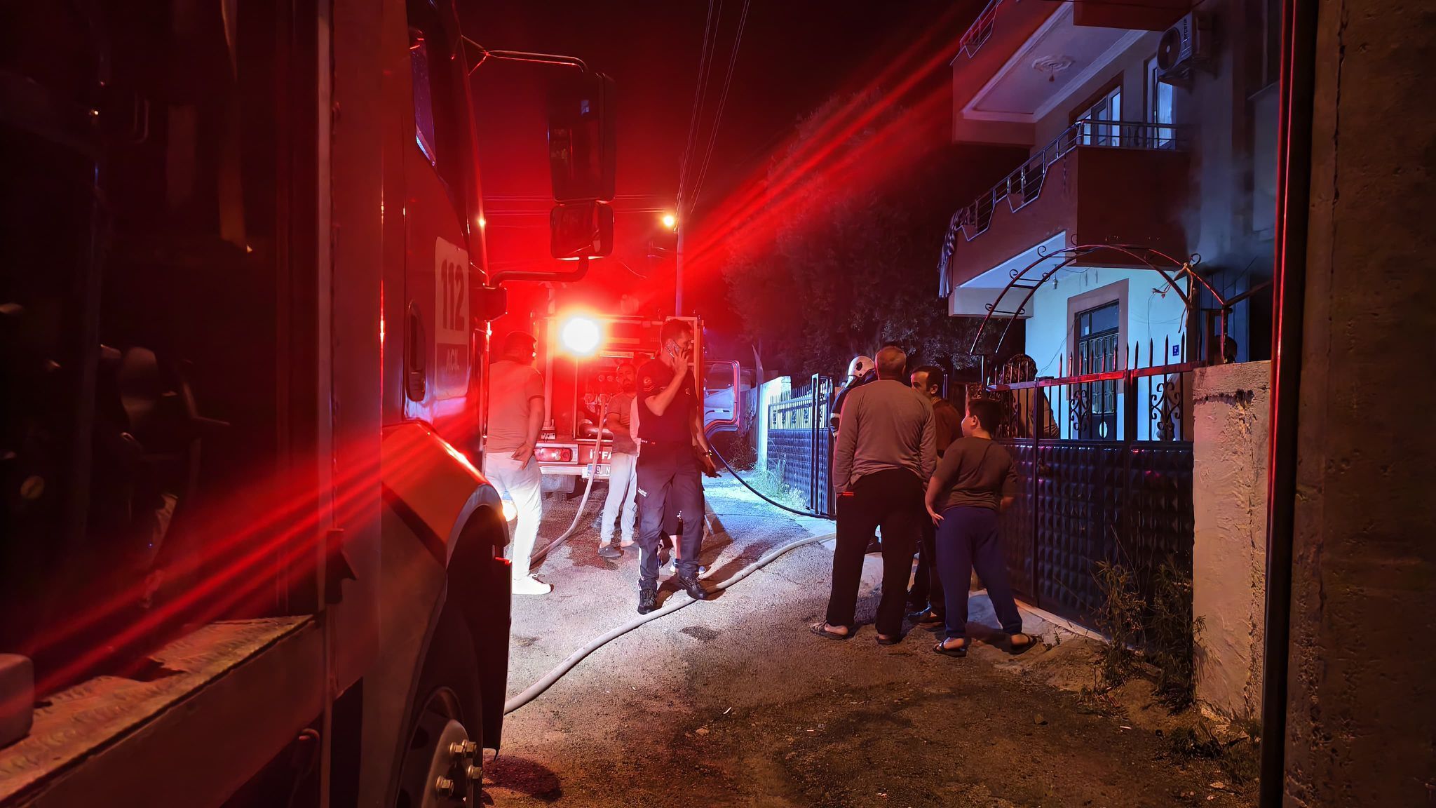 Nazilli’de depoda çıkan yangın korkuttu