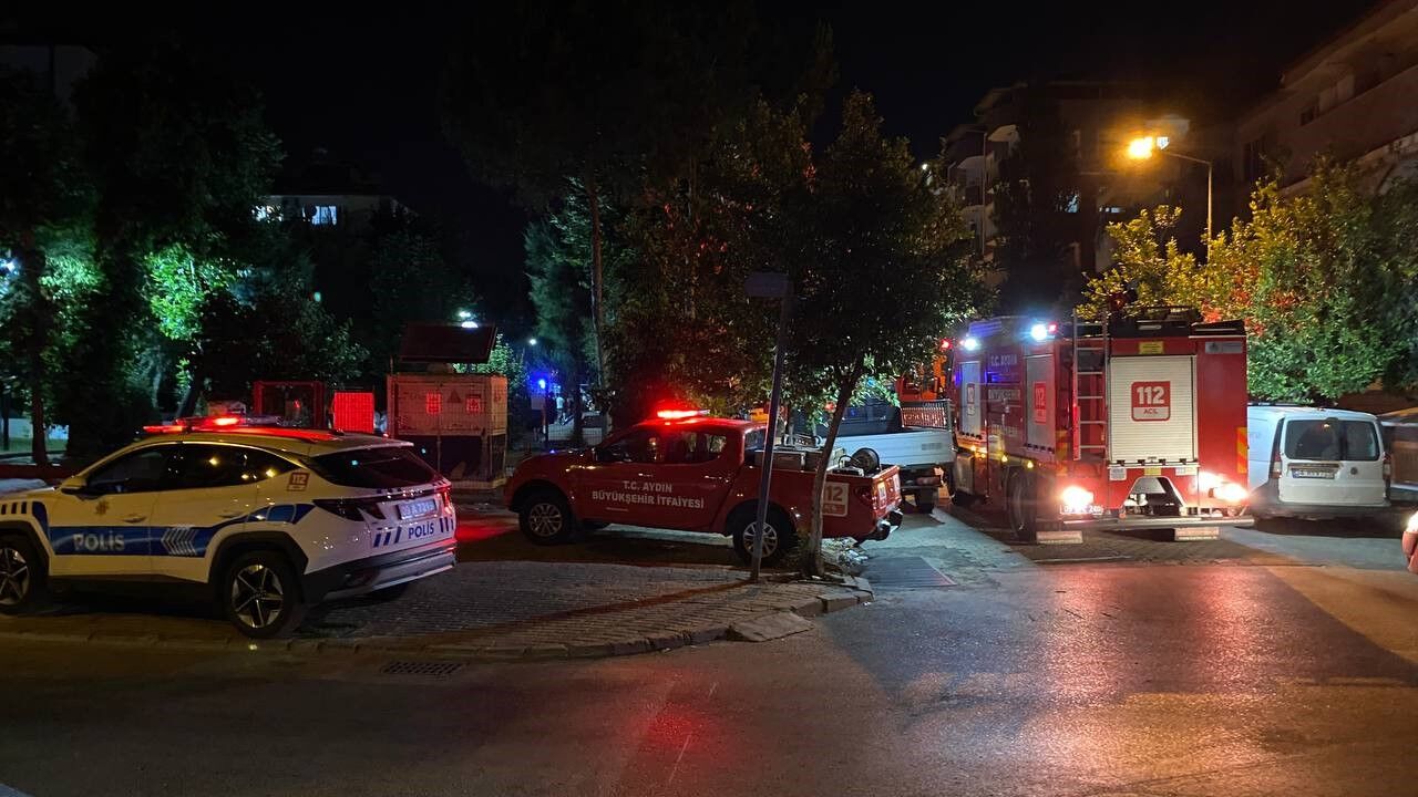 Aydın'da büyük dehşet! Kadın demir parmaklıklar kesilerek kurtarıldı