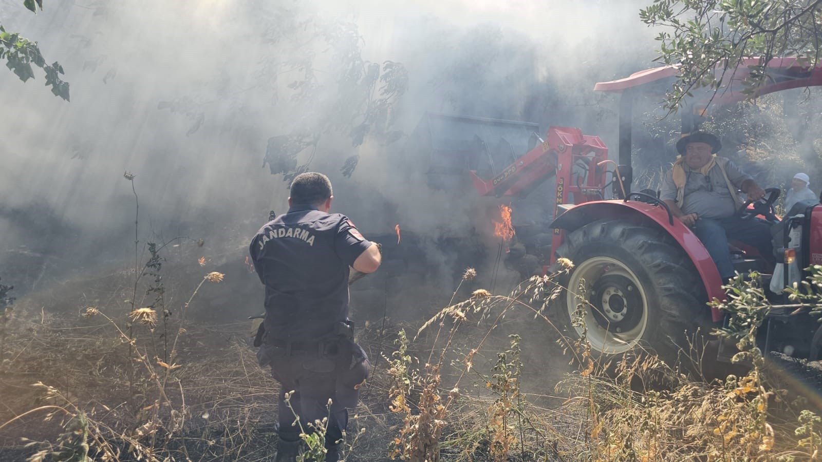 Nazilli'den rahatlatan haber geldi: Yangınlar kontrol altına alındı