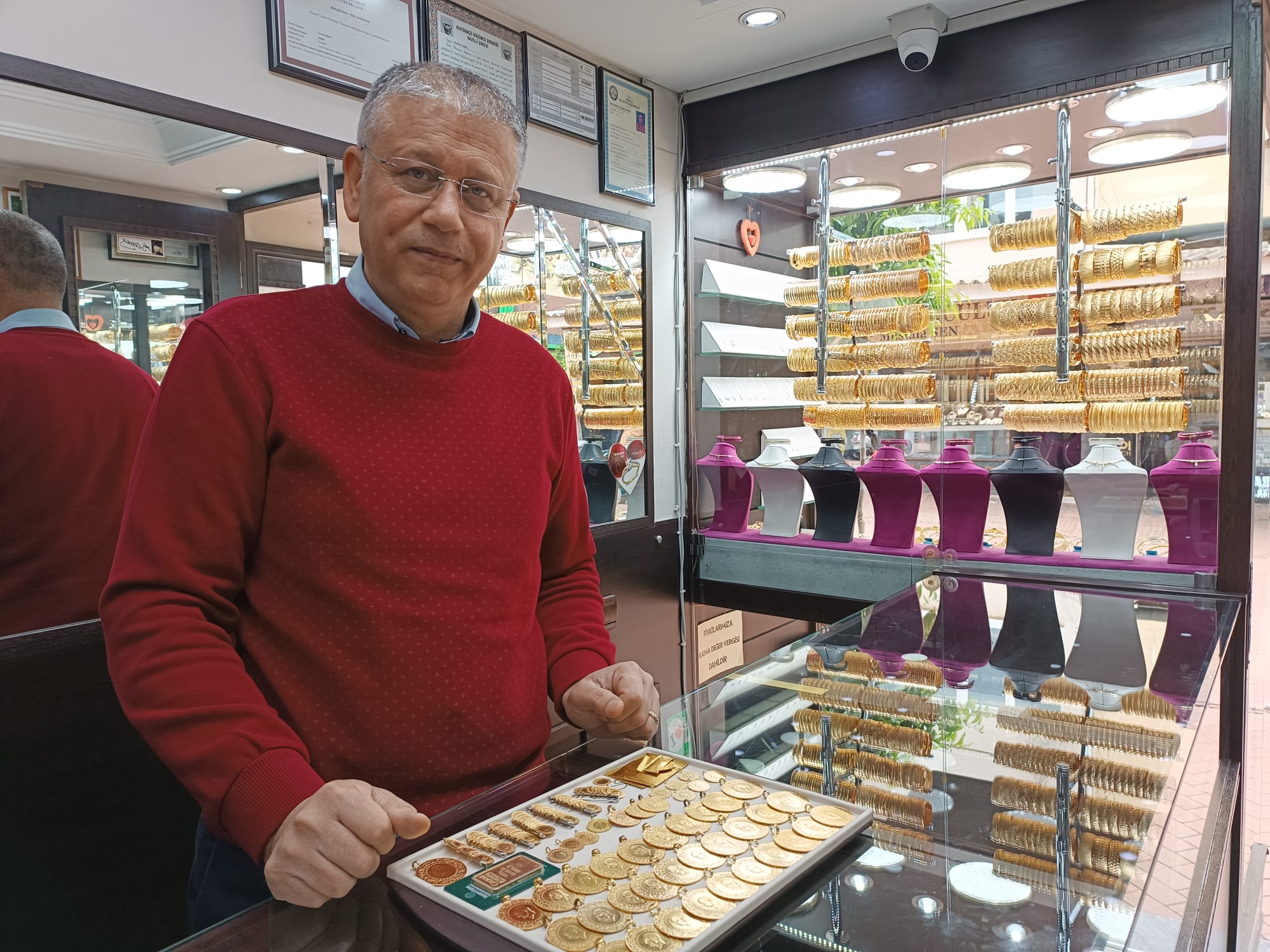 Ortadoğu gerginliği iç piyasayı etkiledi: Nazilli’de çeyrek altın 7 bin 200 liraya dayandı