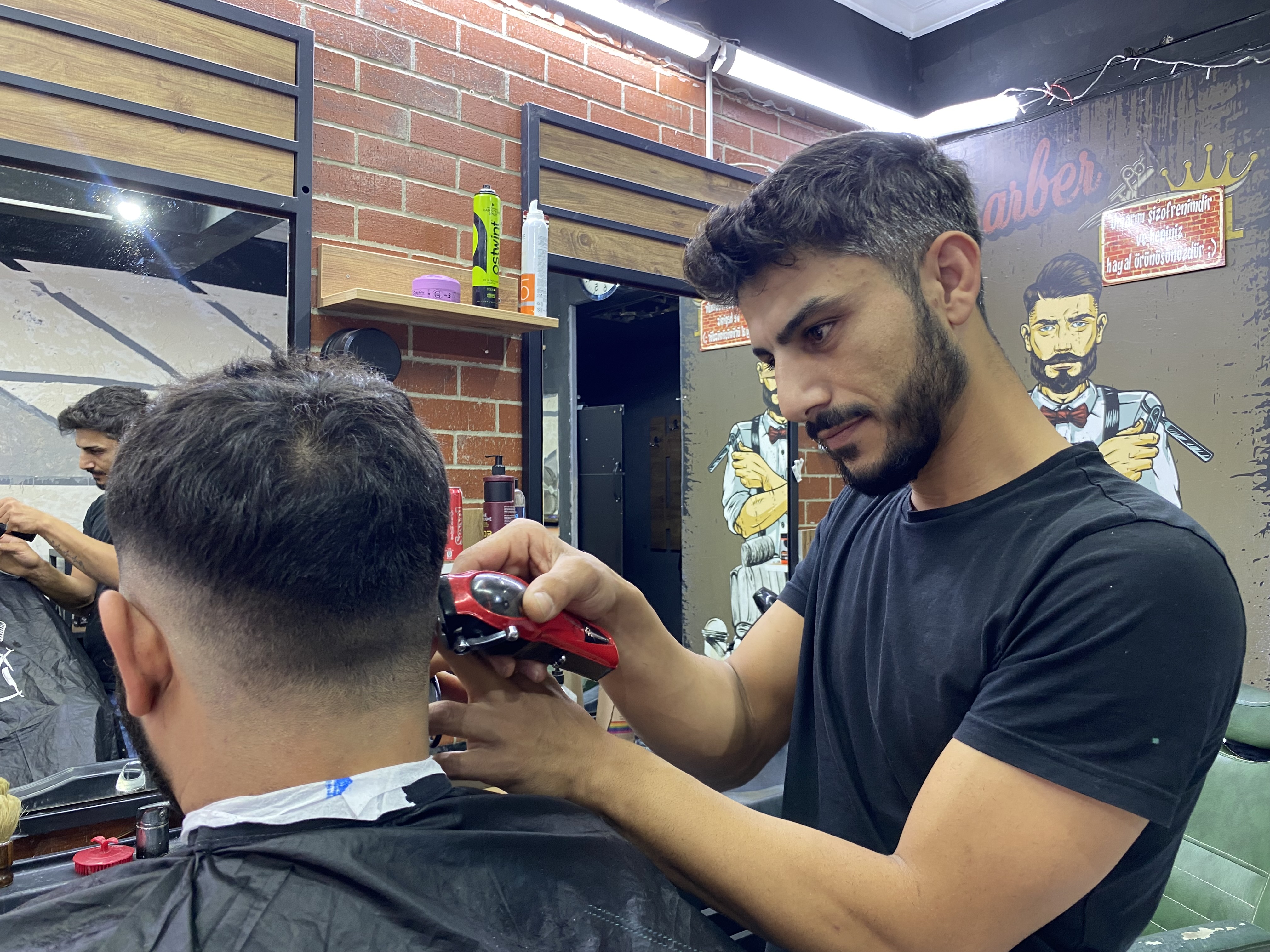 Aydın’da berberlerde bayram yoğunluğu