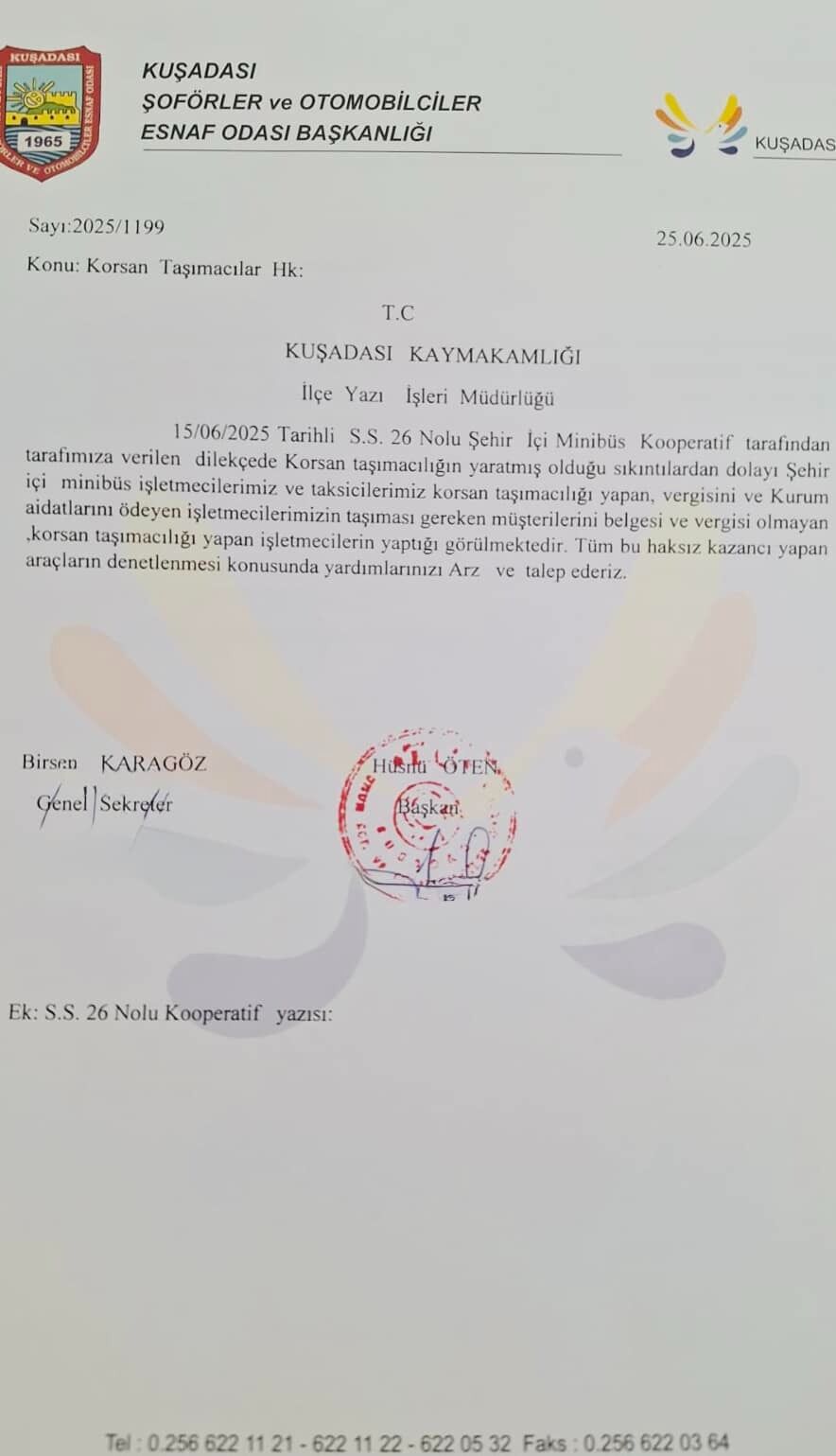 Aydın’da korsan taşımacılığa karşı adım atıldı
