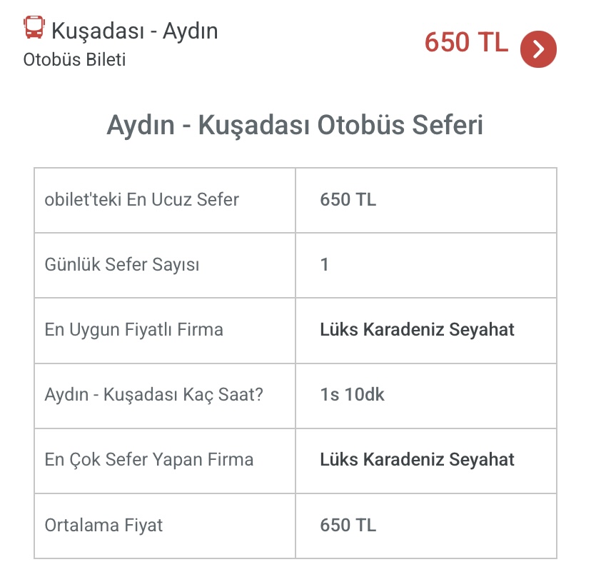 Efeler'den Kuşadası’na yolculuk maliyeti dudak uçuklattı
