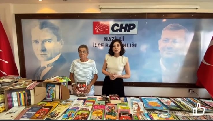 CHP Nazilli’den öğrencilere karne hediyesi