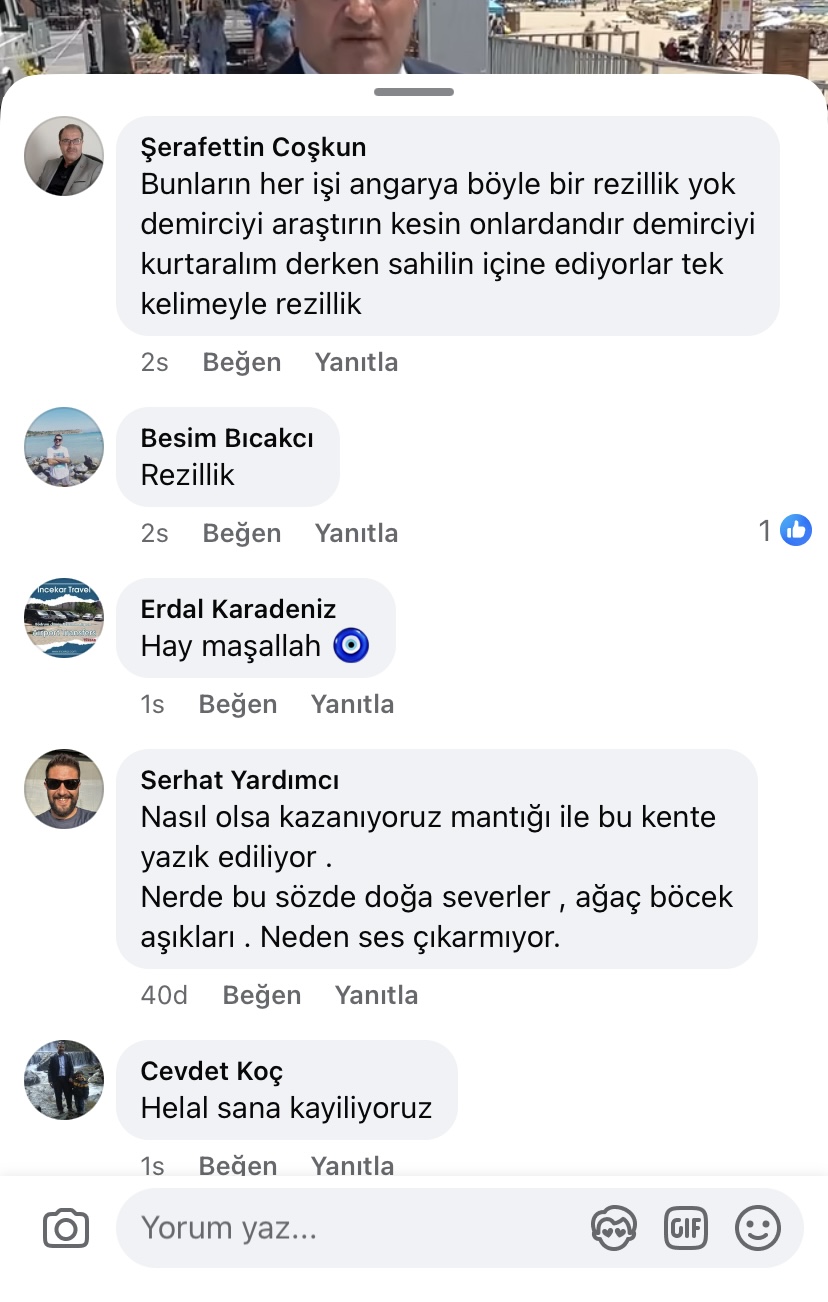 Didim Belediyesinin Plaj Projesi Tepki Gordu Baskan Akkus Derhal Buradan Kaldirilmasini Talep Ediyoruz 573010 94De11Db1Bcb677Af3Bc52F463A90D00
