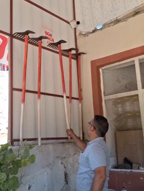 Karacasu’da örnek yangın hazırlığı: Muhtardan duyarlı hareket