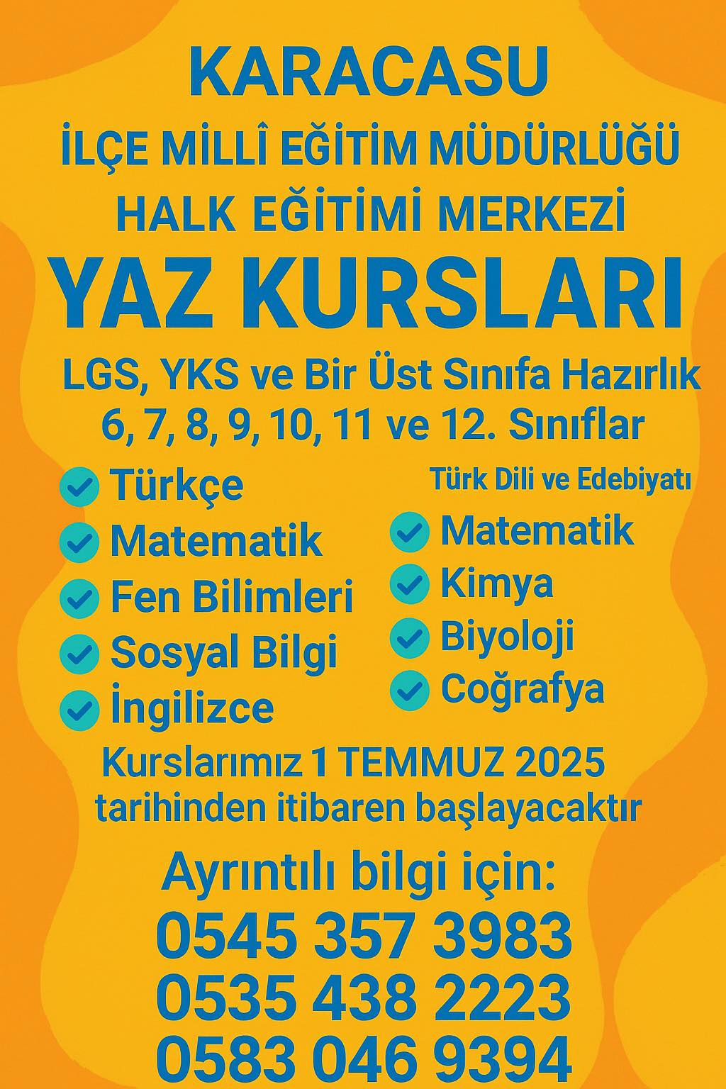 Karacasuda Yaz Kurslari Basliyor Basvurular Basladi 577989 71Aba45Df951A81602Fea12C88Acc2B7
