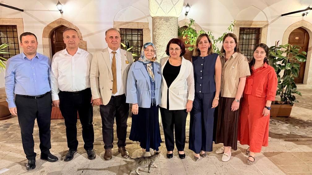Kaymakam Baştürk’e veda yemeği