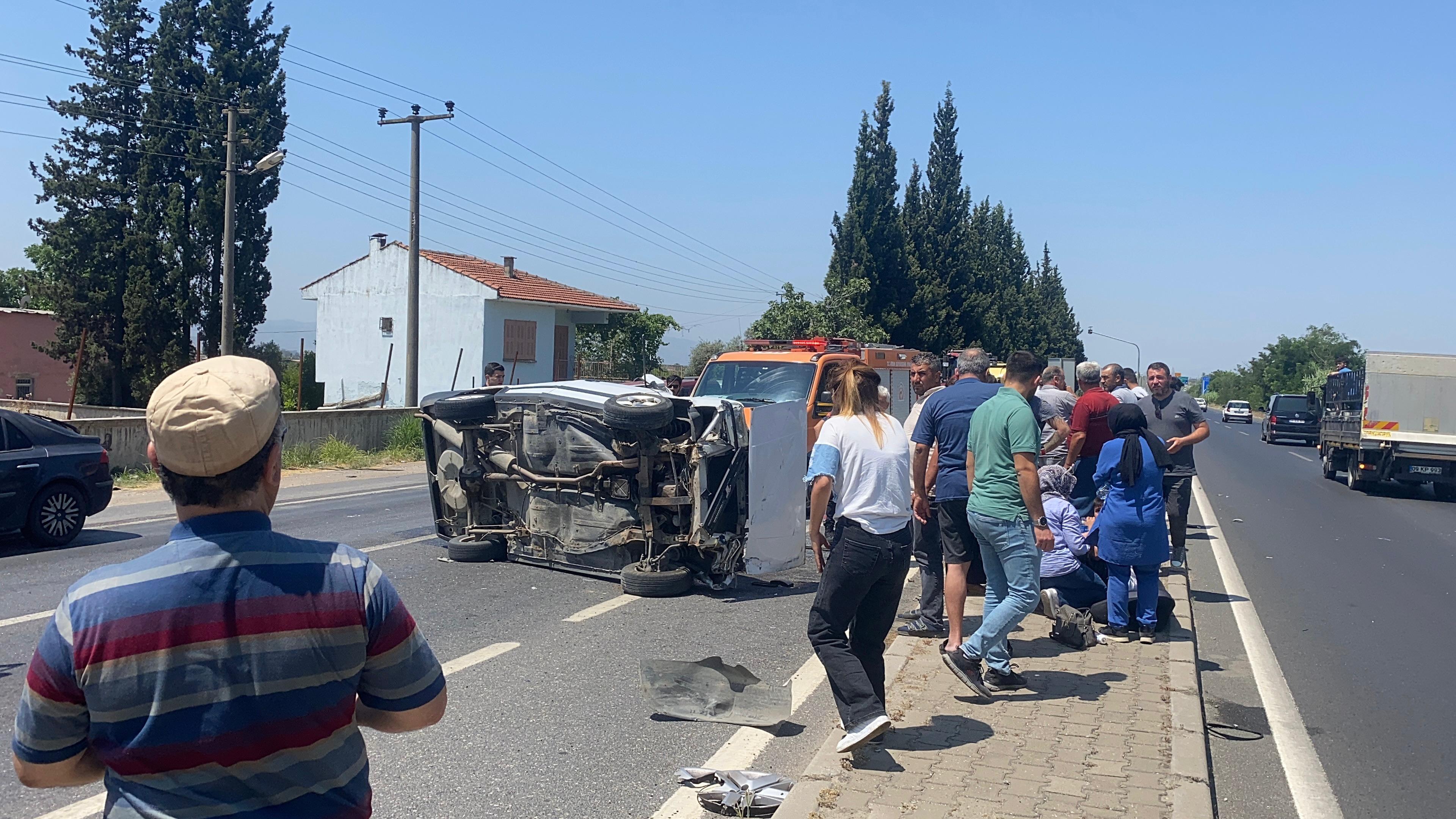Aydın’da feci kaza: 1’i çocuk 4 yaralı