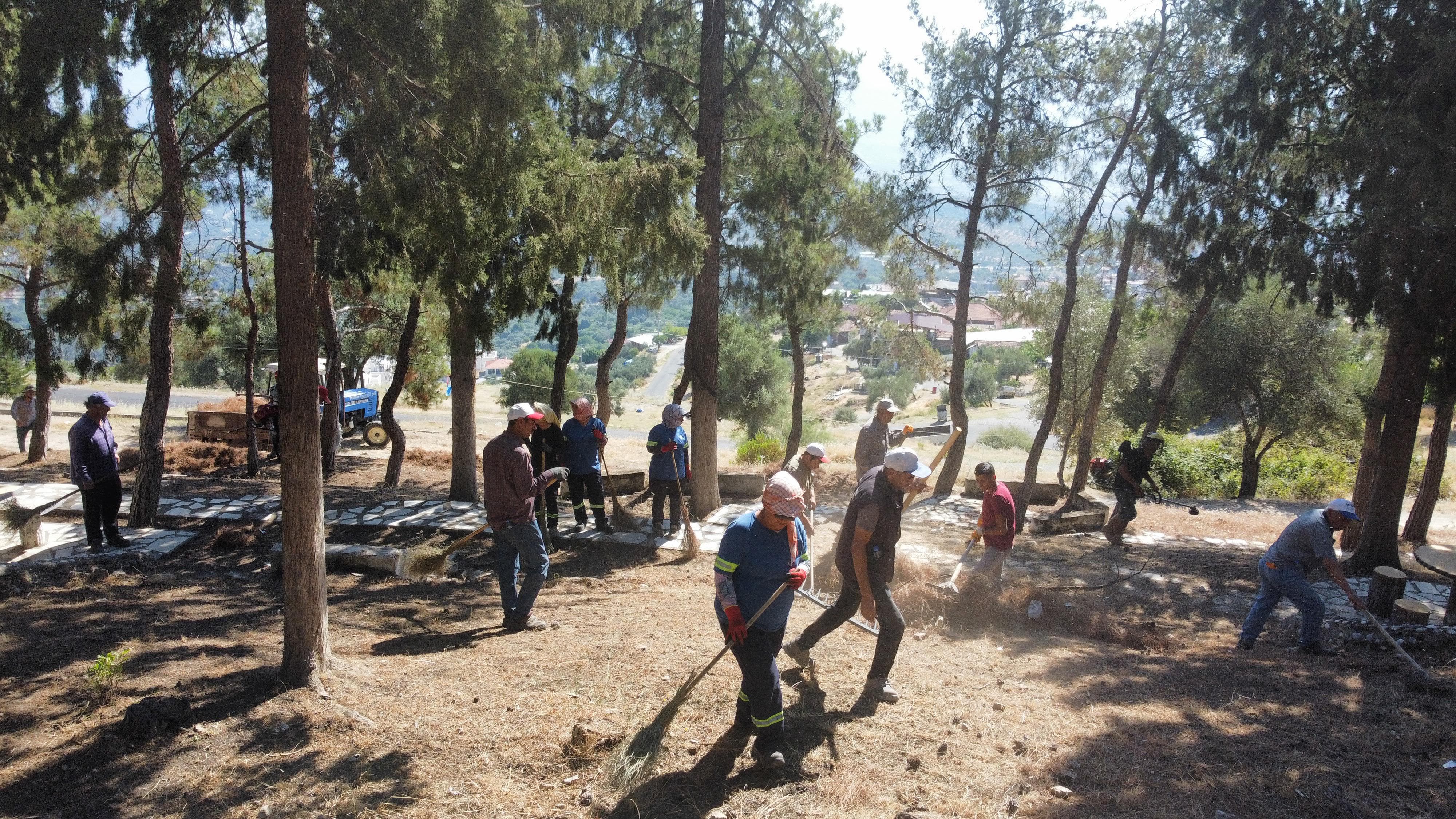Bozdoğan'da yangınlara karşı örnek çalışma