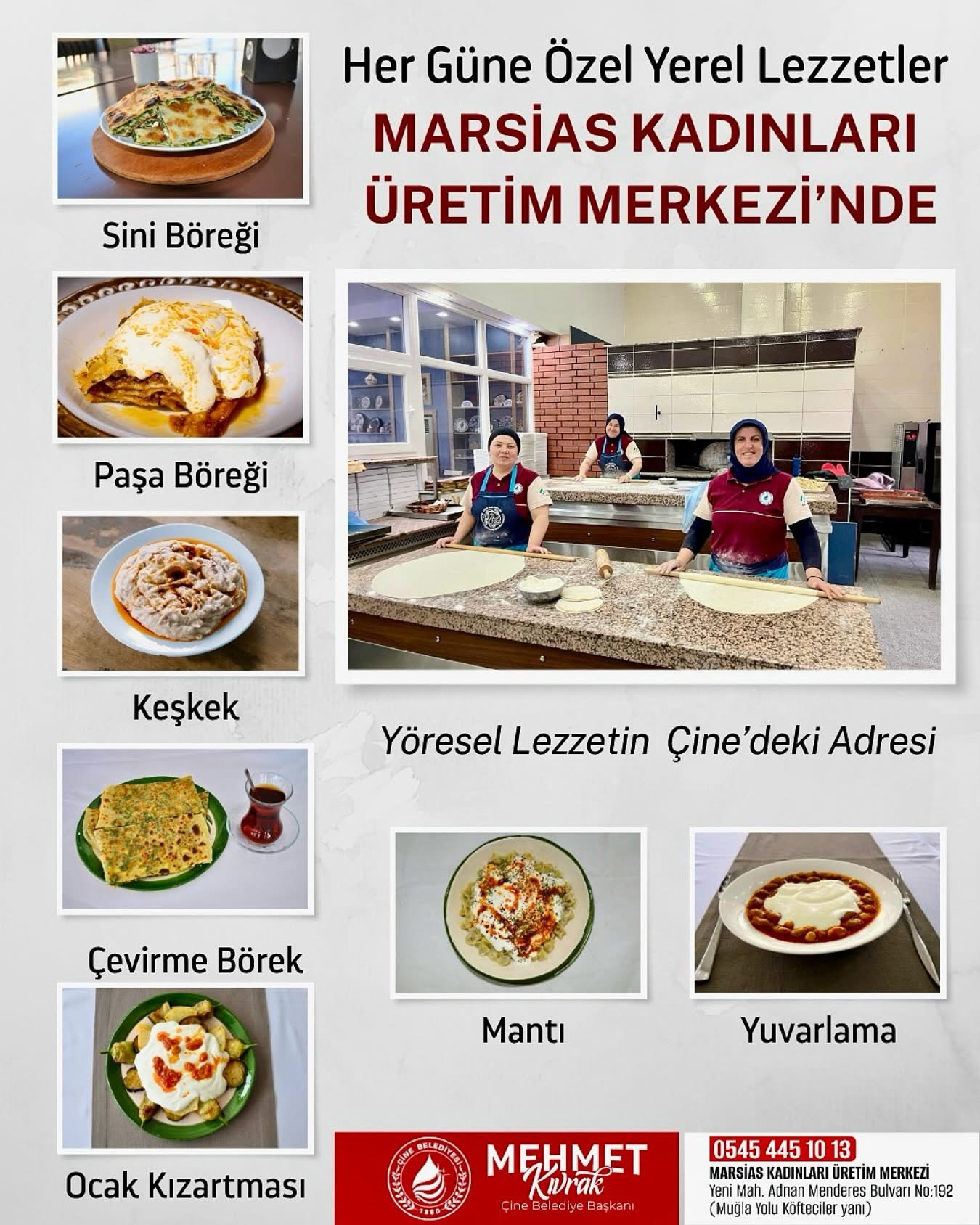 Cine Belediyesi Kadin Emegini Yoresel Mutfakla Bulusturuyor 580419 3B93E783Dee12C18C2Dda405115A6E47