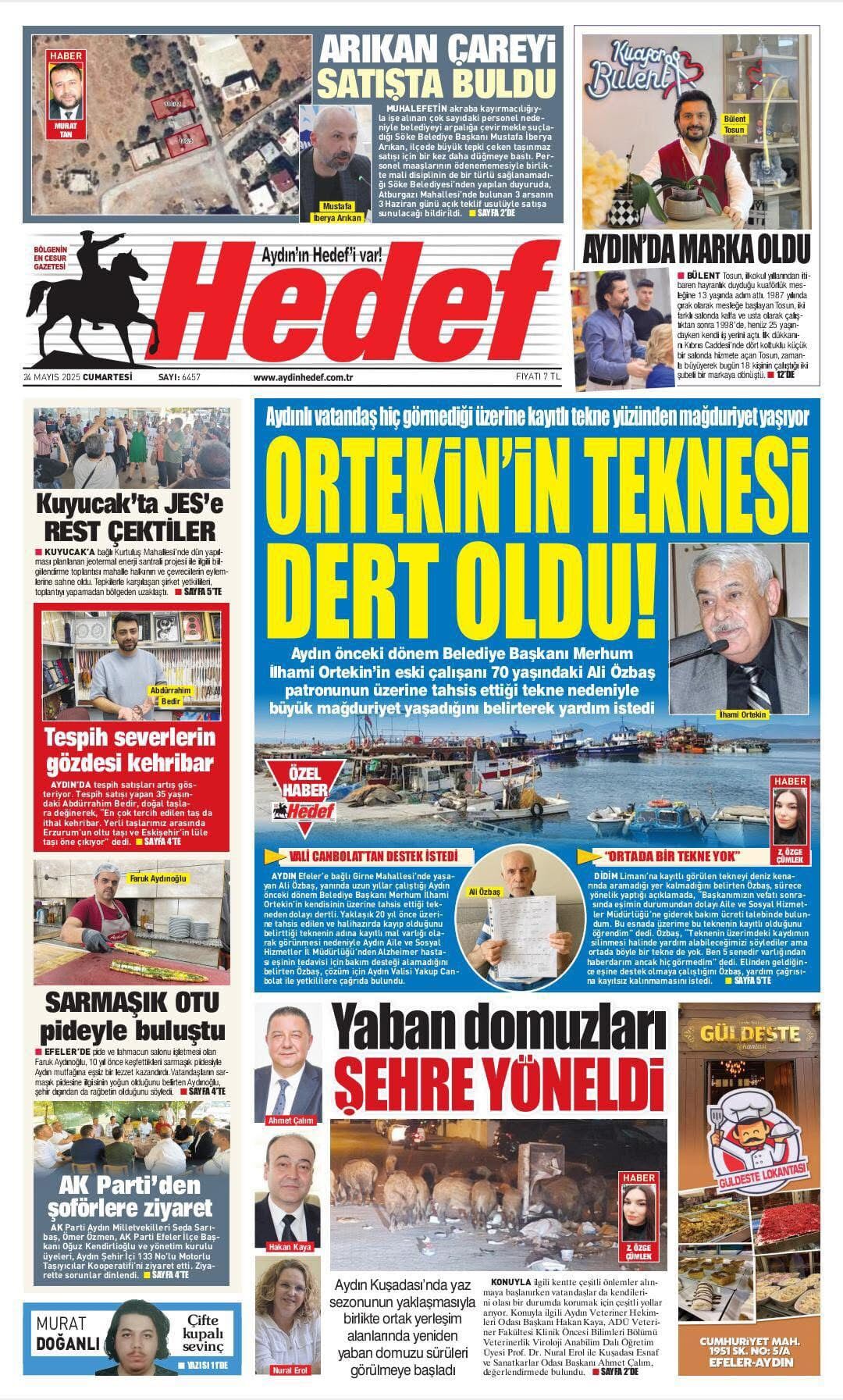 Ortekinin Teknesi Aydinli Vatandasi Magdur Etmisti Hedefin Yazisi Sorunu Cozdu 585970 Eddd0B9Cb896E434903Be07C492Aea07