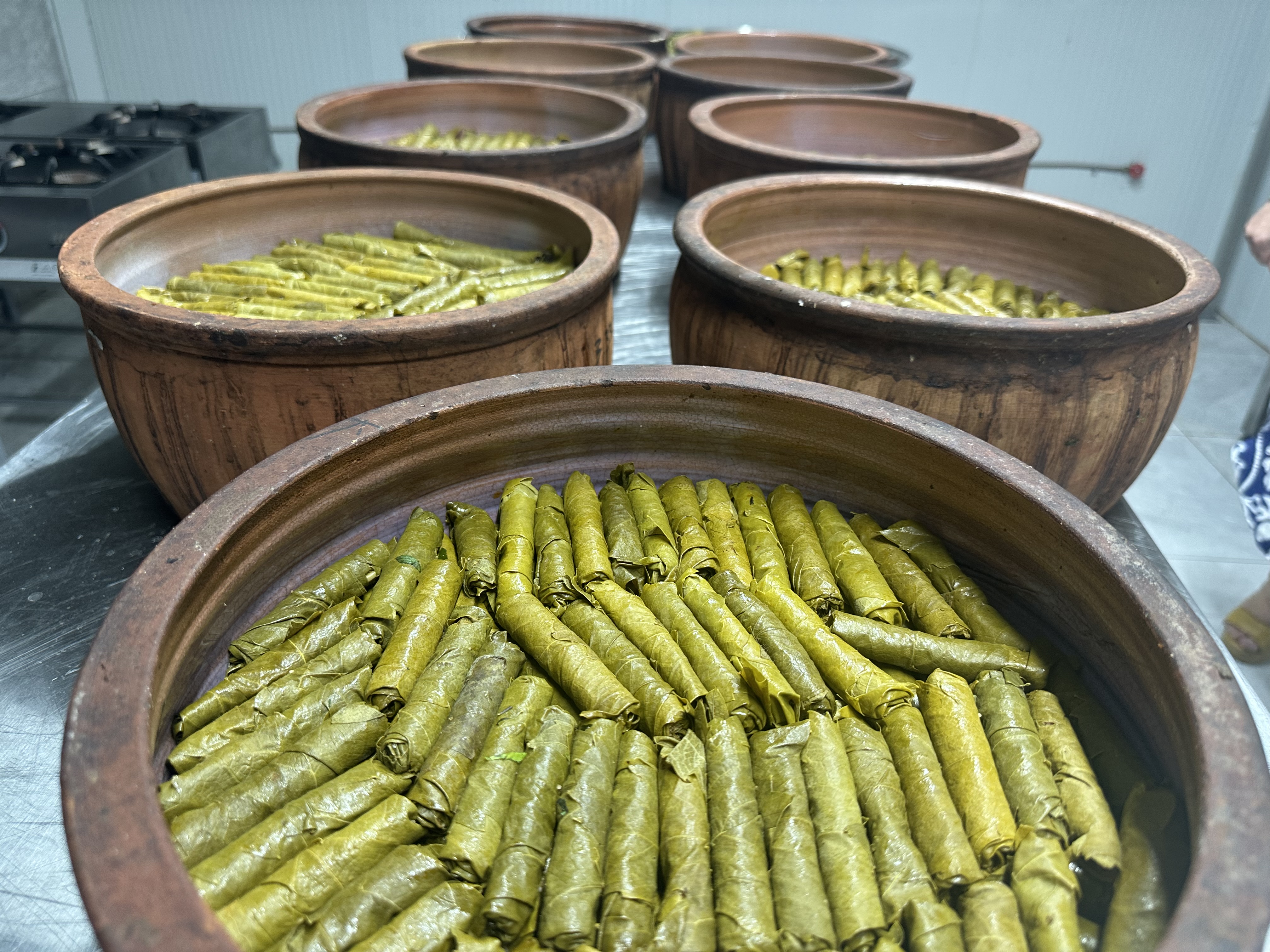 Söke’de çömlekte sarma lezzeti