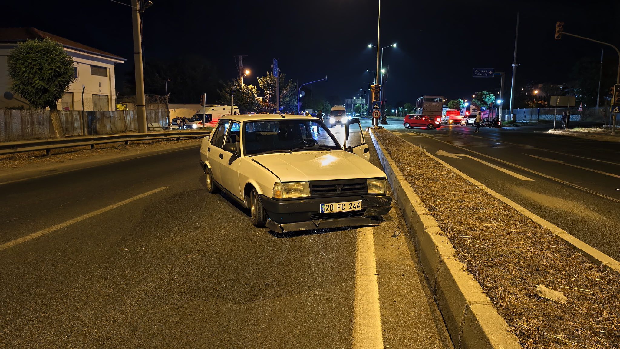 Nazilli’de motosiklet ve otomobil çarpıştı: 1 yaralı 