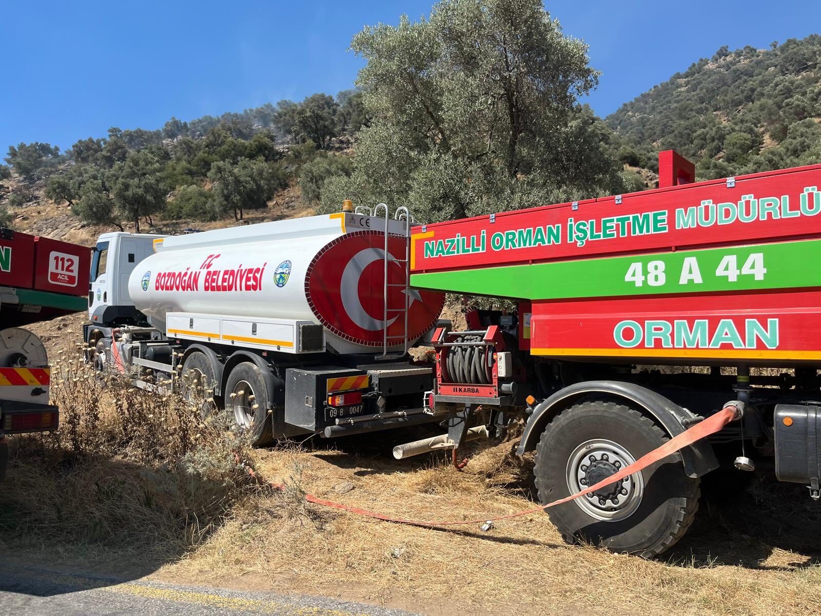 Bozdoğan’da yine yangın çıktı