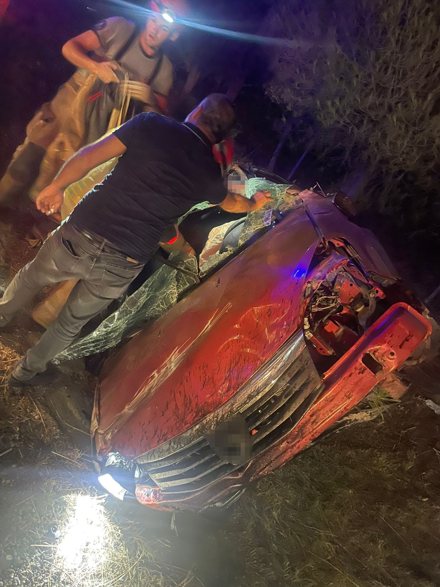 Korkunç kaza! Araç takla attı: 4 ağır yaralı