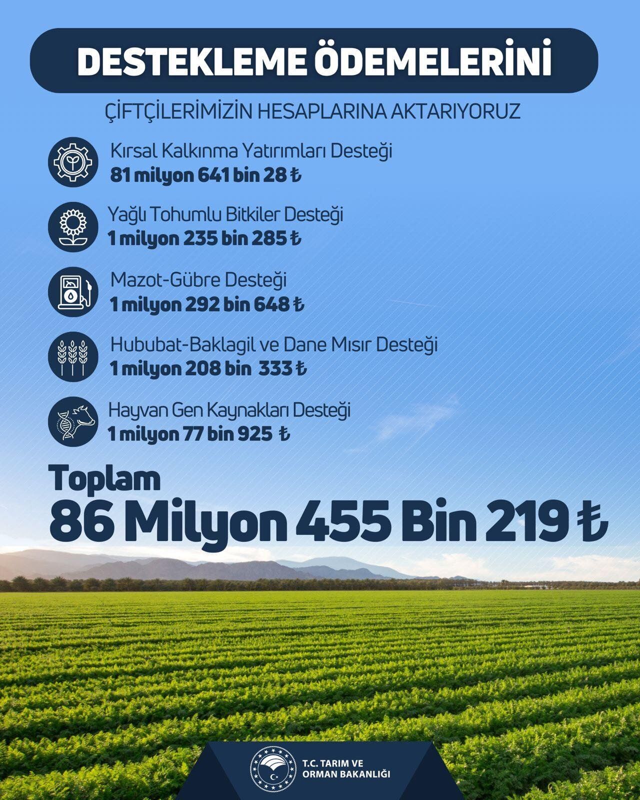 Aydın’daki çiftçilere müjde! Hesaplarınızı kontrol edin