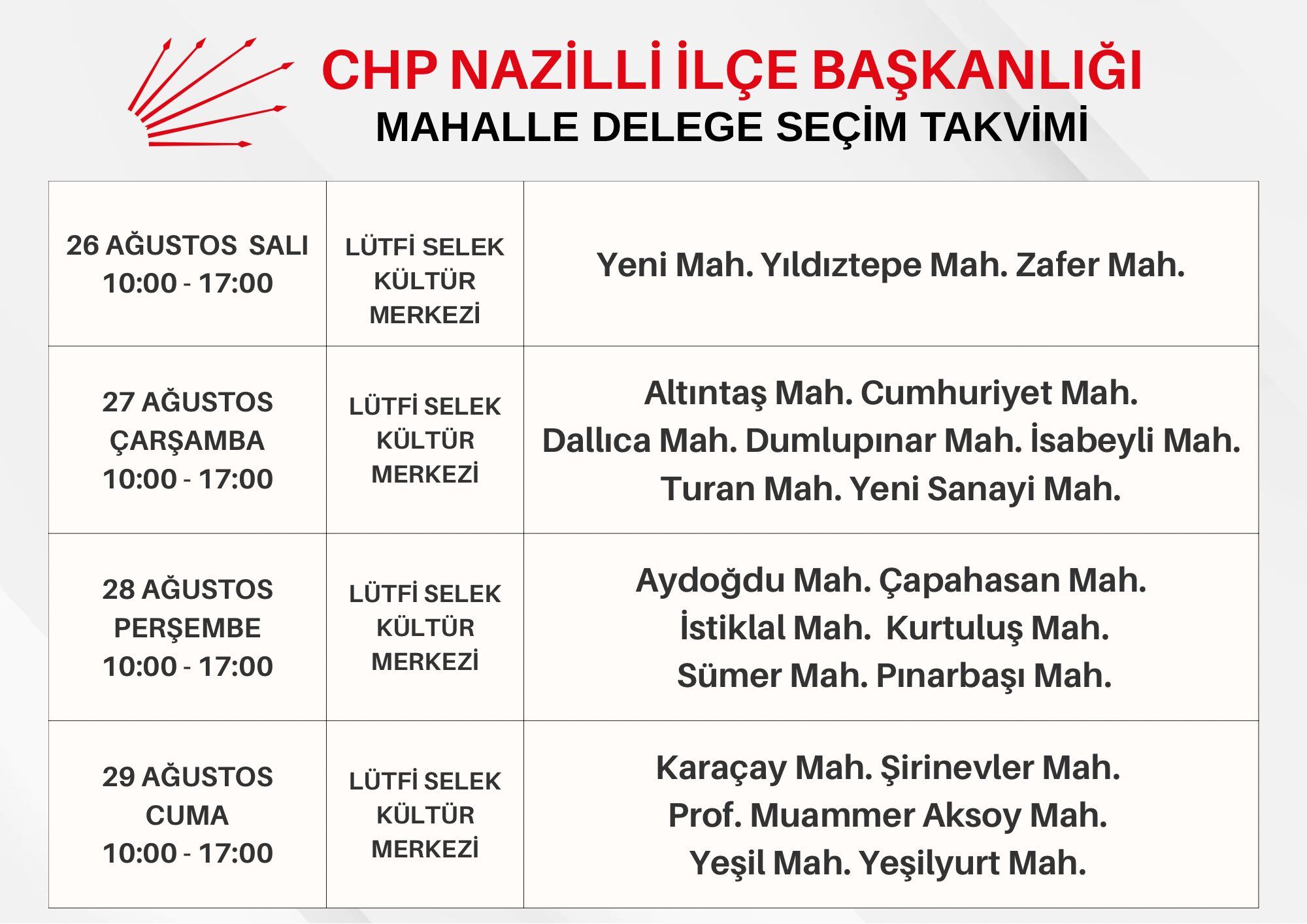 Chp Nazillide Secim Tarihleri Belli Oldu 592248 7D32015223F646D81872582815D13E85