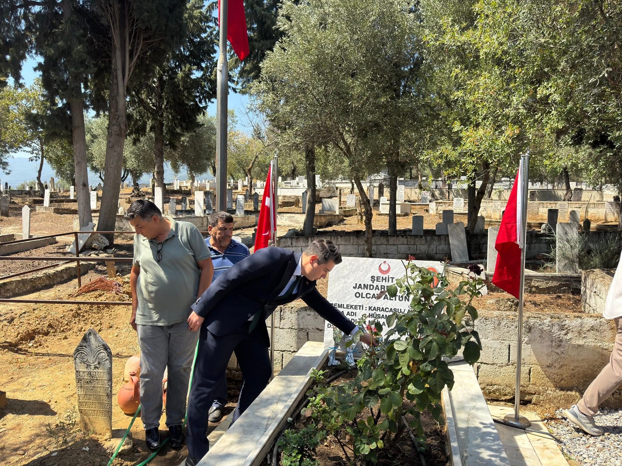 Karacasulu Şehit Olcay Altun Mezarı Başında Anıldı