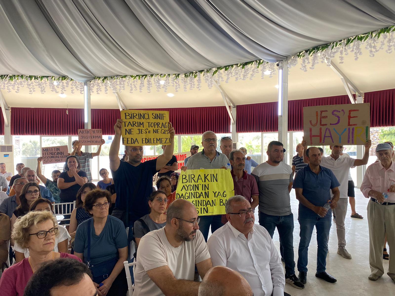Germencik’te JES tepkisi! Vatandaş isyan etti