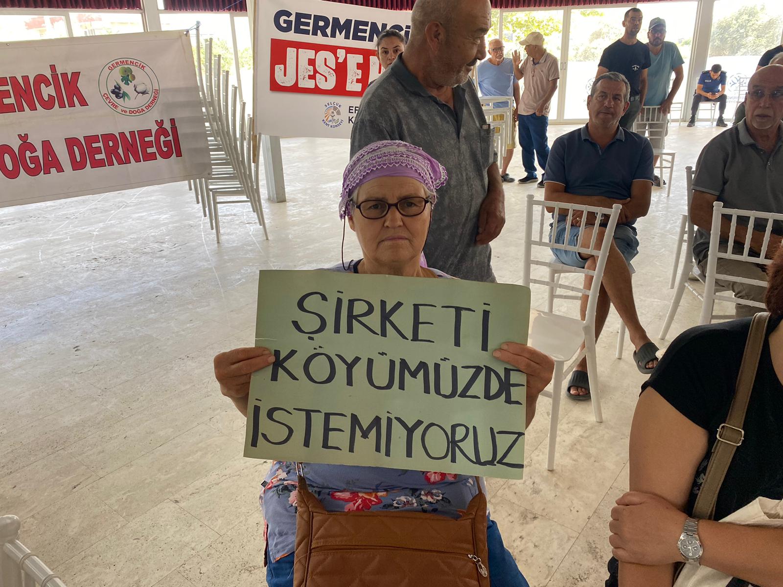 Germencik’te JES tepkisi! Vatandaş isyan etti