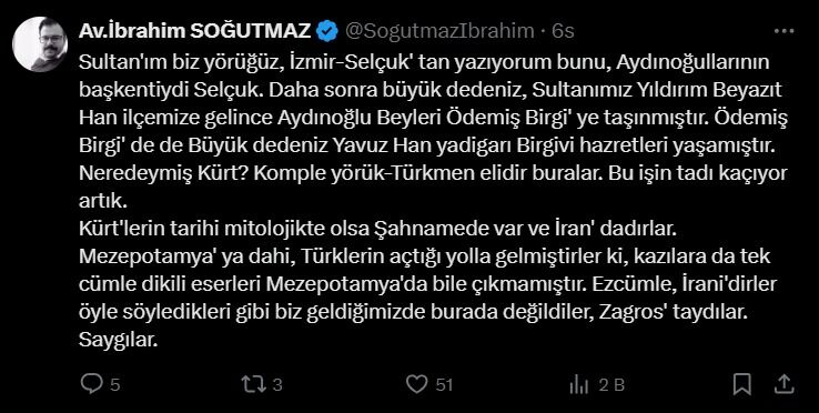 Osmanoğlu’ndan 'Aydınoğulları' tepkisi: “Aydınoğulları Beyliği Türkmendir”
