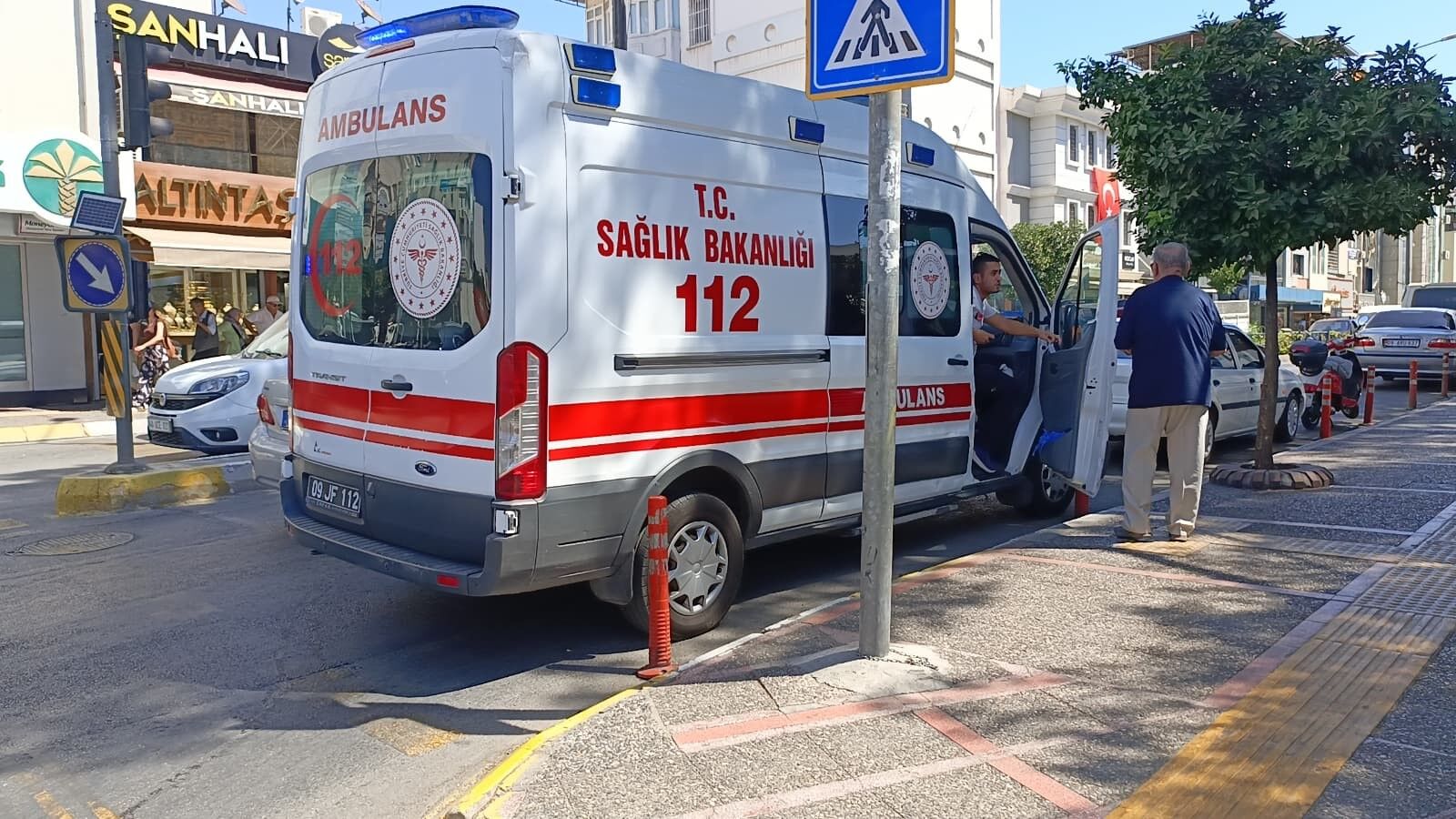 Aydın’da korkutan kaza! 82 yaşındaki kadın ölümden döndü
