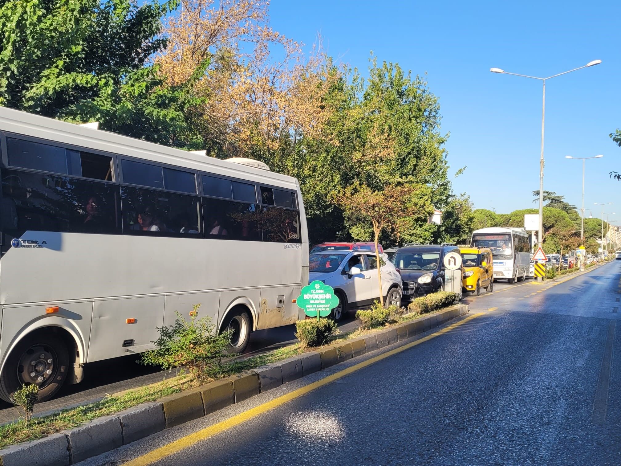 Aydın’da trafik çilesi isyan ettirdi
