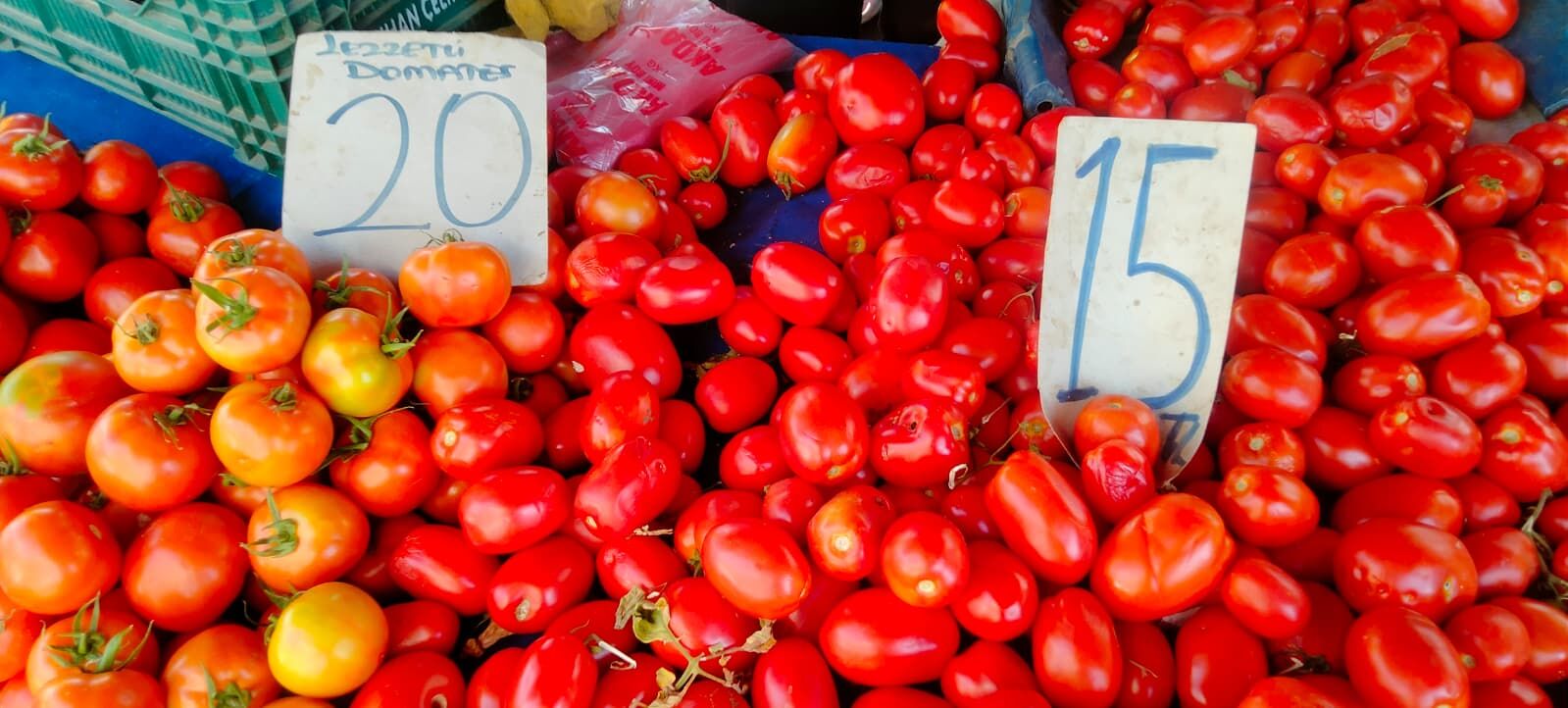 Aydın pazarında domates fiyatları kafa karıştırdı