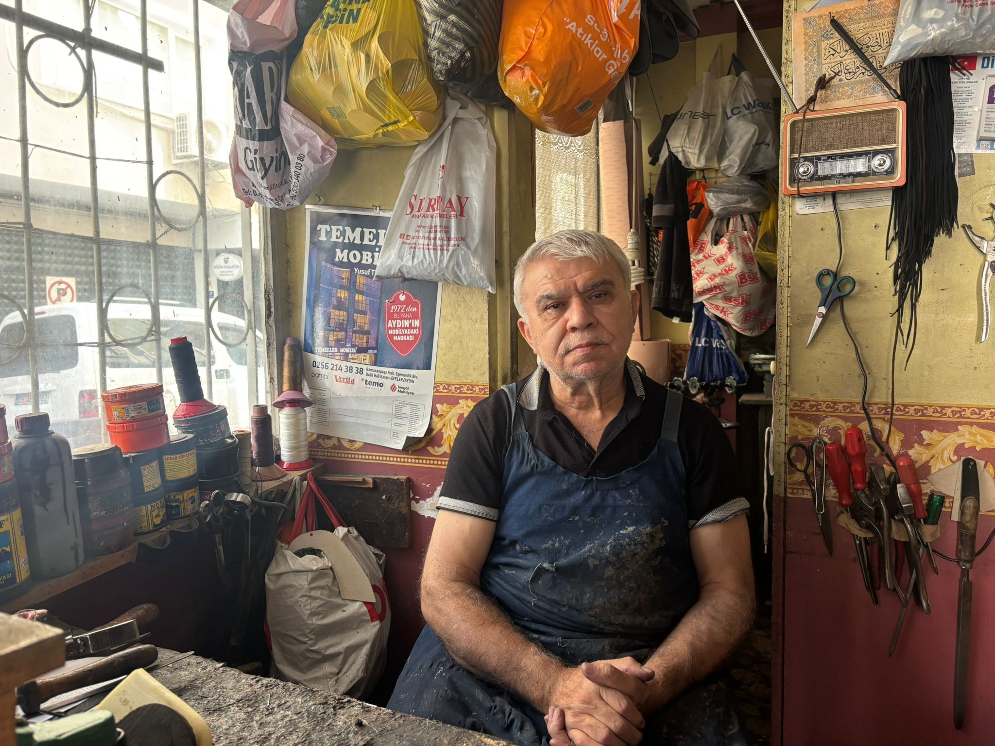 Aydın’da ayakkabı ustası 60 yıldır mesleğini yaşatıyor