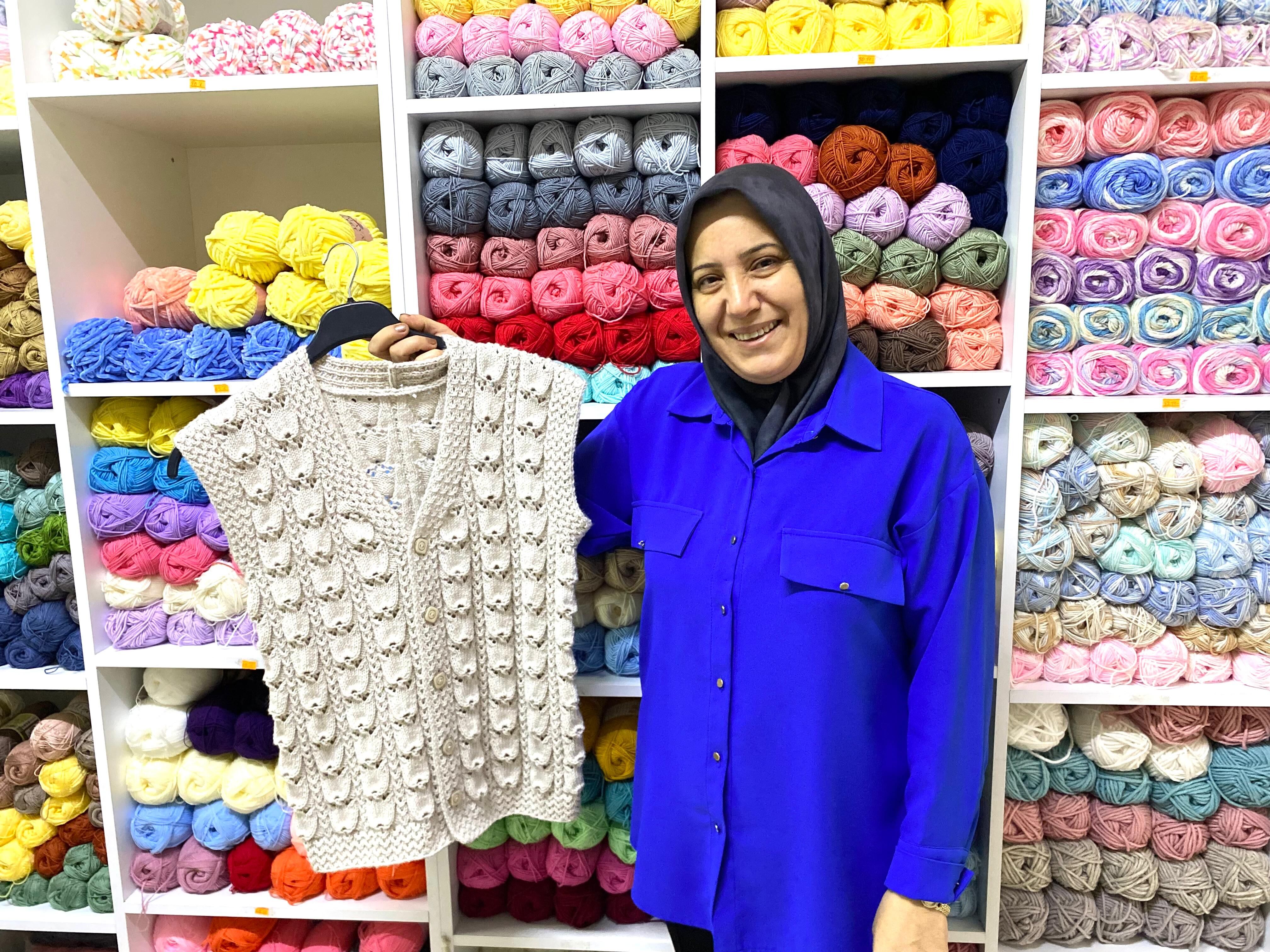 Her ilmekte kendi mutluluğunu ördü: El emeğiyle hayatını yeniden şekillendirdi