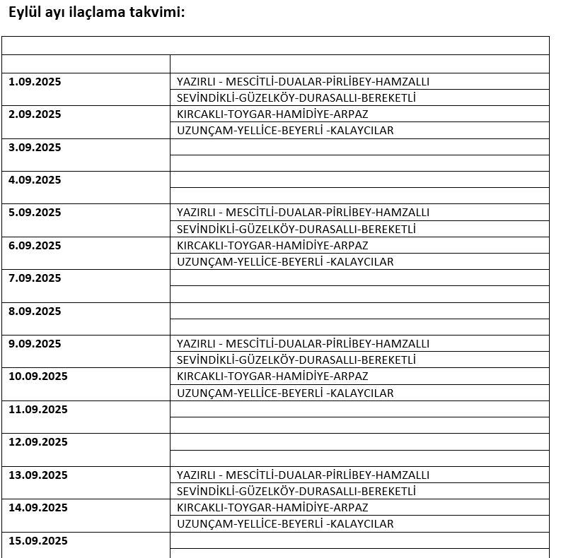 Nazillide Ilaclama Eylul Ayinda Da Devam Edecek Belediye Yeni Programi Duyurdu 595719 Cecdb977556Eca1937D688Bcd121F5Ed