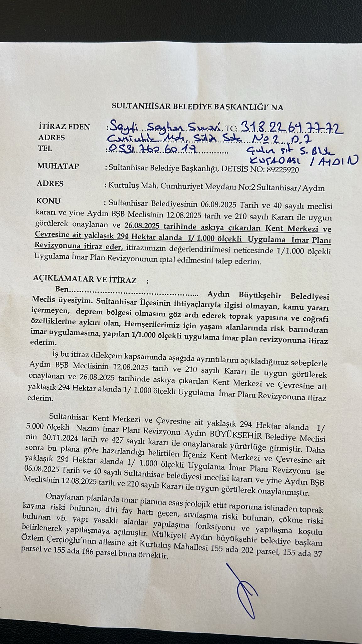 Sultanhisardaki Imar Revizyonu Iddialari Yeniden Gundemde Chpli Meclis Uyeleri Sikayetci Olmaya Hazirlaniyor 602421 2A77252Da4F3151A6E34A377E7Ea2D3E