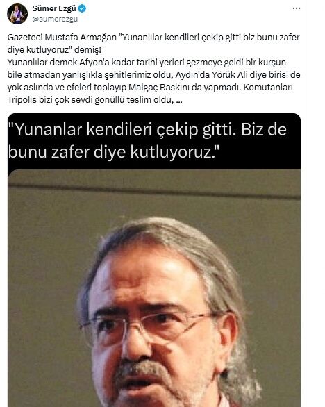 Sümer Ezgü’den Yazar Armağan’a sert tepki