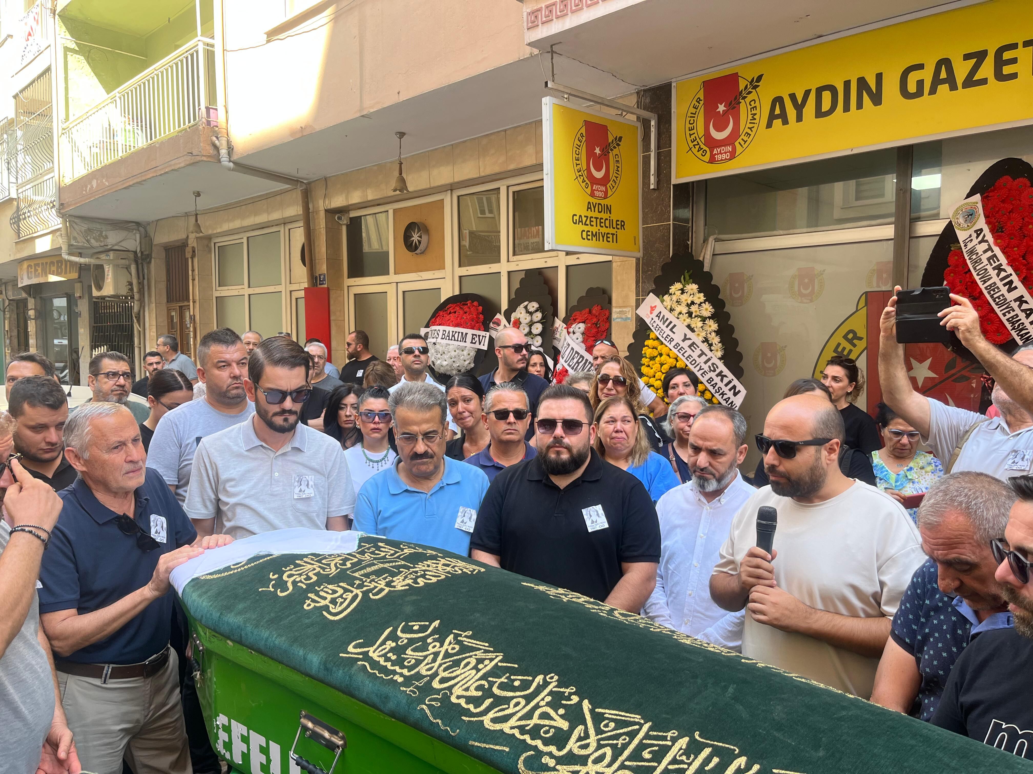 Aydın basınından gazeteci Fatma Yazıcı’ya veda