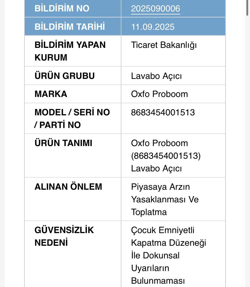 Ticaret Bakanlığı yasakladı! O ürünler piyasadan toplatılıyor