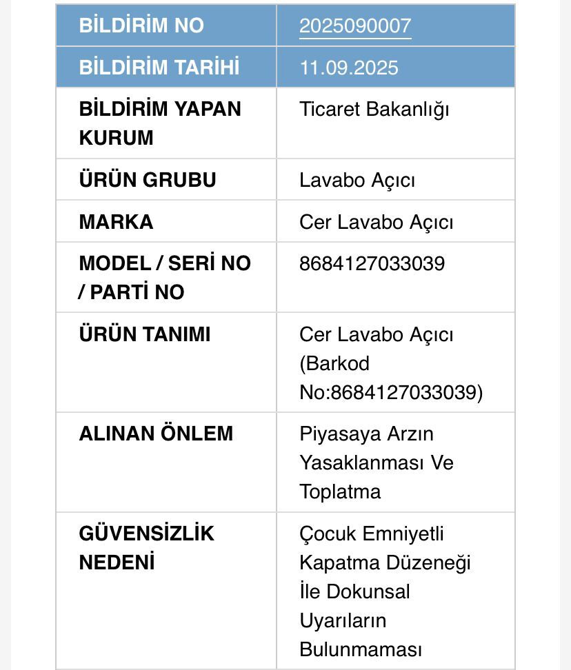 Ticaret Bakanlığı yasakladı! O ürünler piyasadan toplatılıyor