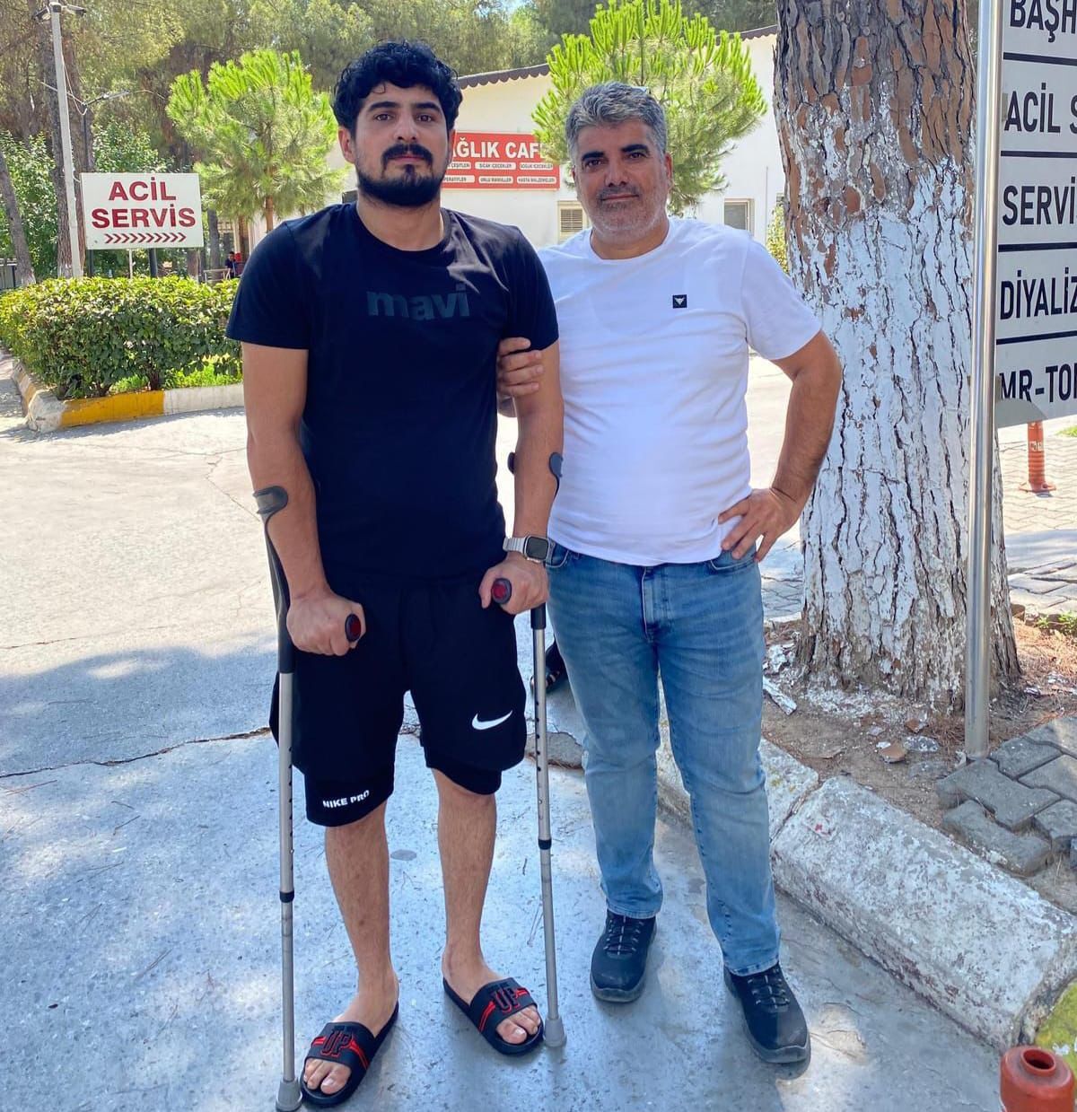 Aydın’da zorlu sürecin ardından mutlu son: Kazayı atlattı sevgiyle ayağa kalktı