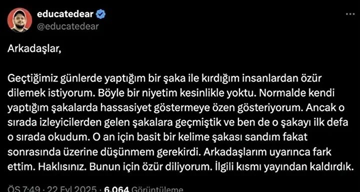 Youtube’daki o kanala gözaltı şoku! Hadis üzerinden yapılan şakaya soruşturma