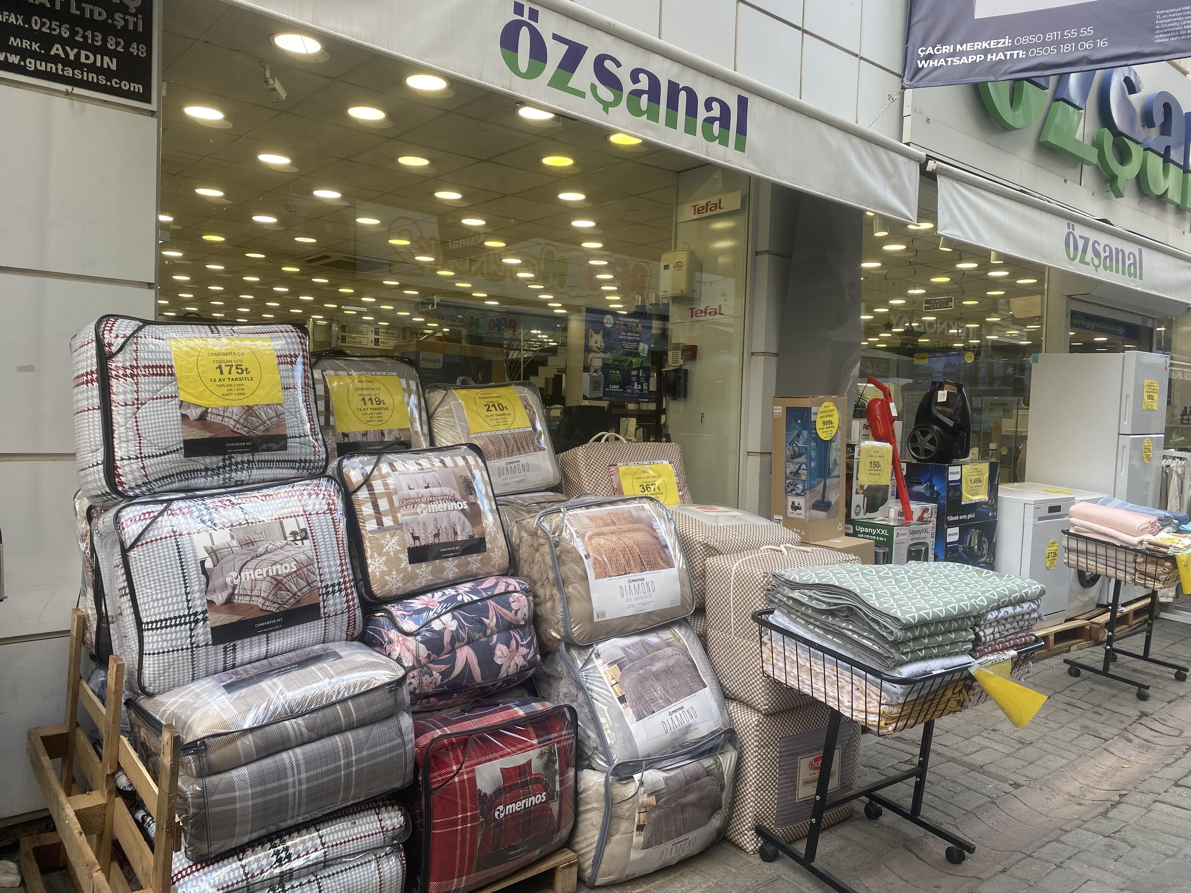Aydın’da battaniye ve yorgana yoğun talep