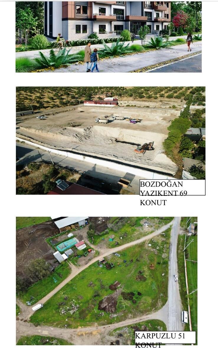 TOKİ’nin Aydın’da arazi tespit çalışmaları sürüyor