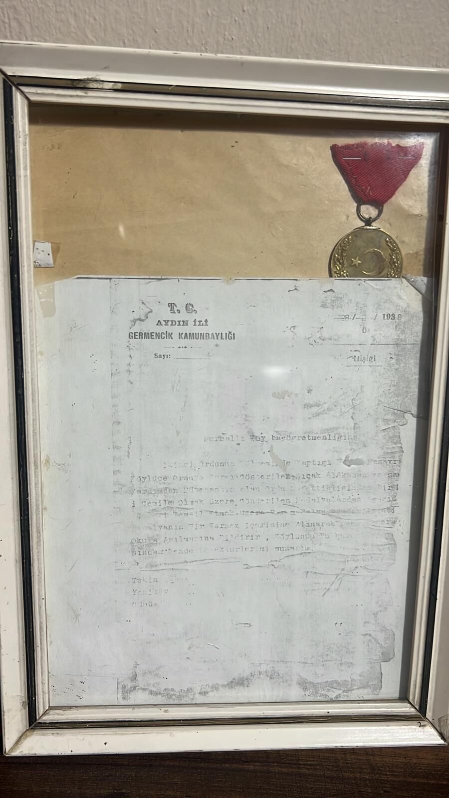 Aydın’daki o mahalleye Atatürk’ten "Onur Madalyası"