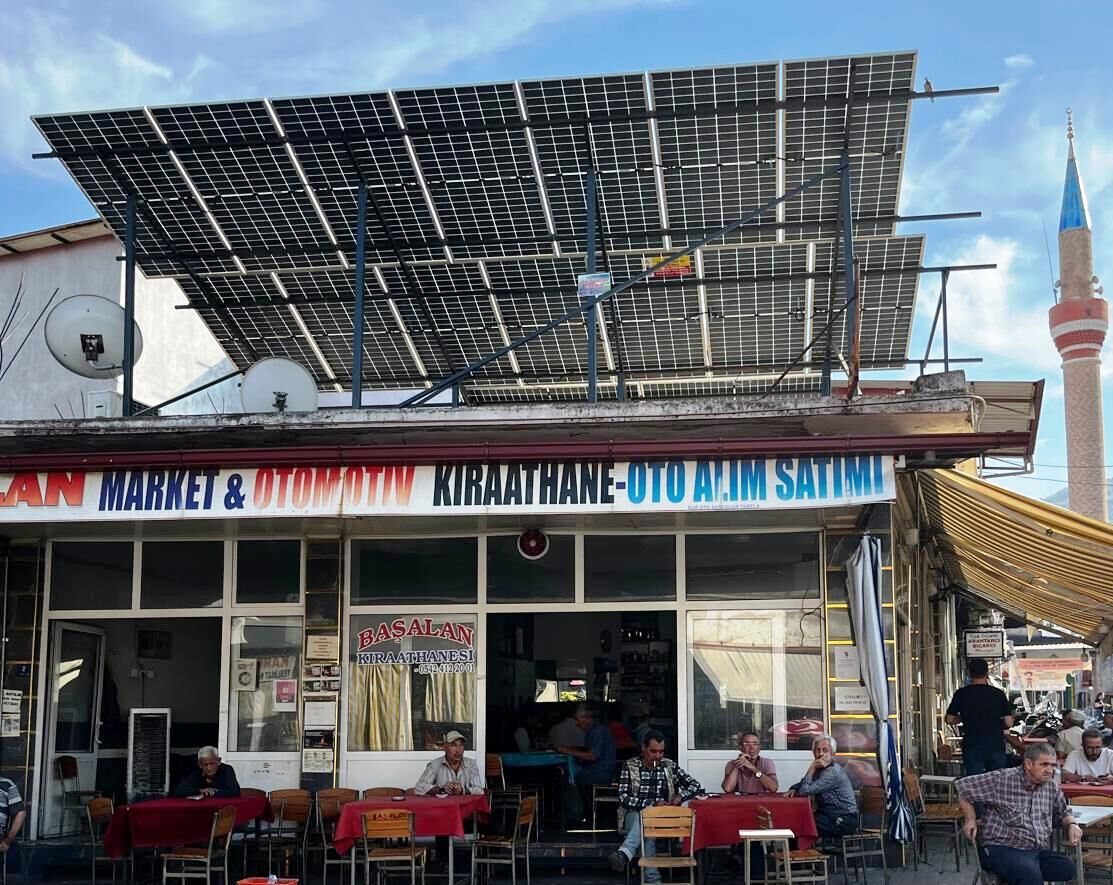 Aydınlı işletmeci güneş enerjisiyle faturasını azalttı